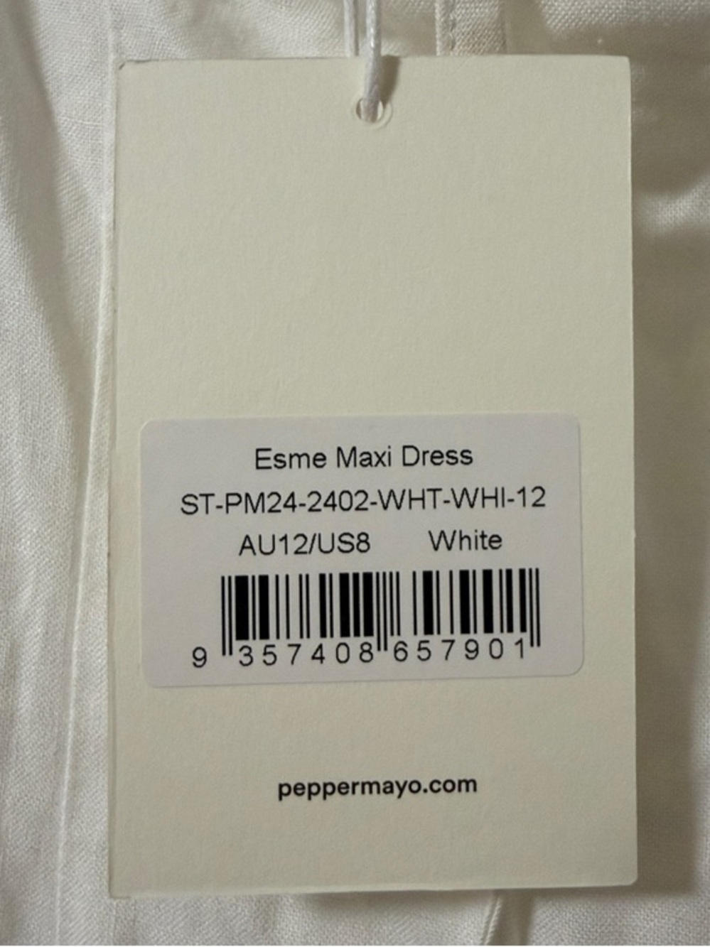 Peppermayo Esme Maxi Dress- White - Picture 2 of 6